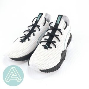 PUMA WOMEN'S DEFY SNEAKER WHITE BLACK 190949 NEW